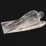 ヒマラヤ水晶 マニカラン産  78mm エンジェル 天使 置物 70.0ｇ (ID:28351)