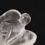 ヒマラヤ水晶 マニカラン産  78mm エンジェル 天使 置物 70.0ｇ (ID:28351)