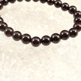 ヒマラヤ ガーネット 7mm玉ブレスレット 21.6ｇ (ID:28352)