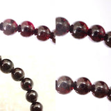 ヒマラヤ ガーネット 7mm玉ブレスレット 21.6ｇ (ID:28352)