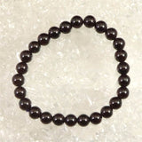 ヒマラヤ ガーネット 7mm玉ブレスレット 21.6ｇ (ID:28352)