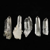 ブラジル トマスゴンサガ産 水晶　原石 ５本セット 63g (ID:28385)