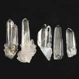 ブラジル トマスゴンサガ産 水晶　原石 ５本セット 63g (ID:28385)