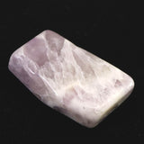 H&E社 サウラライトアゼツライト  (AZOZEO) アメジスト共生 タンブル 証明書付 12.2g (ID:28406)