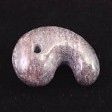 徳島県 アークナイト 34mm 勾玉 証明書付 15.1g (ID:28434)