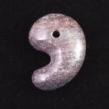 徳島県 アークナイト 34mm 勾玉 証明書付 15.1g (ID:28434)