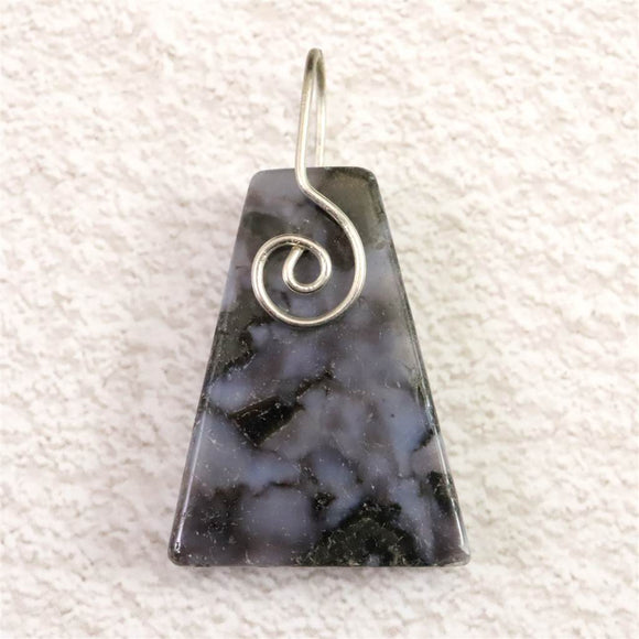 H&E社 ミスティックメルリナイト タンブルペンダントトップ 10.3g (ID:28520)