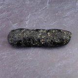 チベタンテクタイト 110mm 原石  121.9g (ID:28565)