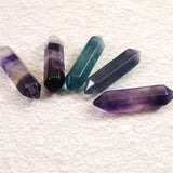 フローライト 蛍石 両剣ポイント ルース 5個セット 21.3g (ID:28603)