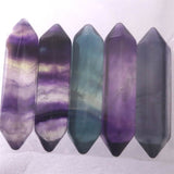 フローライト 蛍石 両剣ポイント ルース 5個セット 21.3g (ID:28603)