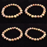 H&E社 ラディアンスジャスパー　8mm ブレスレット 16.9g (ID:28610)