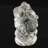 ヒマラヤ水晶 マニカラン産  51mm ガネーシャ彫刻置物　54ｇ (ID:28663)