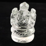 ヒマラヤ水晶 マニカラン産  51mm ガネーシャ彫刻置物　54ｇ (ID:28663)