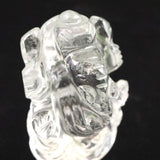 ヒマラヤ水晶 マニカラン産  51mm ガネーシャ彫刻置物　54ｇ (ID:28663)