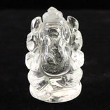 ヒマラヤ水晶 マニカラン産  51mm ガネーシャ彫刻置物　54ｇ (ID:28663)