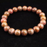 北海道 ゴールデンロードナイト 9.5mm玉ブレスレット 証明書付 33.5g (ID:28692)