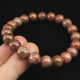 北海道 ゴールデンロードナイト 9.5mm玉ブレスレット 証明書付 33.5g (ID:28692)