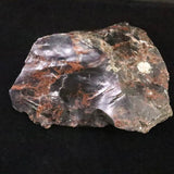 北海道産 ヴァーミリオンオブシディアン 花十勝  原石  2140g (ID:28915)