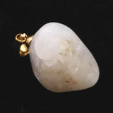 兵庫県淡路島産　おのころ水晶　16mm原石 ペンダントトップ 2.8g (ID:28992)