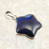 ギベオン ブルーカラー 16mmスターモチーフ　ペンダントトップ 3.3g (ID:29163)