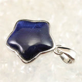 ギベオン ブルーカラー 16mmスターモチーフ　ペンダントトップ 3.3g (ID:29163)