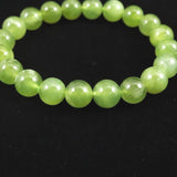 ロシアンジェイド ネフライト 軟玉 10mm玉　ブレスレット 28.2g (ID:29180)