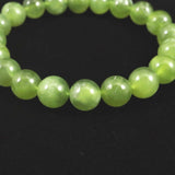 ロシアンジェイド ネフライト 軟玉 10mm玉　ブレスレット 28.2g (ID:29180)