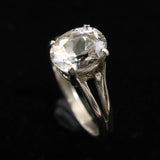 H&E社 アゼツライト(AZOZEO) 8mmオーバル リング 8号 証明書付 現品 (ID:29328)