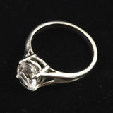 H&E社 アゼツライト(AZOZEO) 8mmオーバル リング 8号 証明書付 現品 (ID:29328)