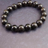 グリーンランド産 ヌーマイト STグレード 10mm玉 ブレスレット 34.2g  (ID:29370)