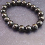 グリーンランド産 ヌーマイト STグレード 10mm玉 ブレスレット 34.2g  (ID:29370)