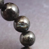 グリーンランド産 ヌーマイト STグレード 10mm玉 ブレスレット 34.2g  (ID:29370)