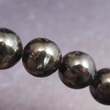 グリーンランド産 ヌーマイト STグレード 10mm玉 ブレスレット 34.2g  (ID:29370)