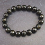 グリーンランド産 ヌーマイト STグレード 10mm玉 ブレスレット 34.2g  (ID:29370)