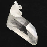 米国アーカンソー州産水晶 原石 63mm クラスター グランディング タイムリンク レインボー バーナクル セルフヒールド 59.0g (ID:29397)