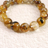 デンドリチッククォーツ 11.5㎜玉ブレスレット 37.5g (ID:29742)