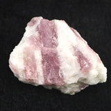 ピンクトルマリン入り水晶 40mm原石 31.4g (ID:29743)