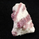 ピンクトルマリン入り水晶 40mm原石 31.4g (ID:29743)