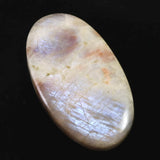 ロシア産 ベロモナイト ムーンストーン 55mmオーバルカボション 22.3g (ID:29757)