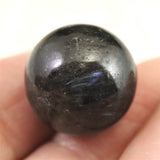 H&E社 アルベゾナイト アルベゾン閃石　15mm スフィア 5.6g (ID:29913)