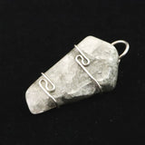 H&E社 フェナカイト(AZOZEO) ワイヤーラップ　ペンダントトップ 3.9g (ID:29945)