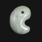 糸魚川翡翠  ヒスイ 小滝産 薄緑 20mm勾玉 ディレクトリカード付 5.3g (ID:30262)