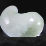 糸魚川翡翠  ヒスイ 小滝産 薄緑 20mm勾玉 ディレクトリカード付 5.3g (ID:30262)