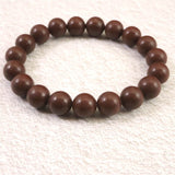 H&E社 セドナライト セドナストーン 10mm玉ブレスレット 証明書付 30.2g　 (ID:30281)