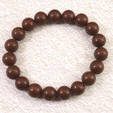 H&E社 セドナライト セドナストーン 10mm玉ブレスレット 証明書付 30.2g　 (ID:30281)