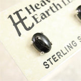 H&E社 ヌーマイト ニューマイト 7mmオーバル ピアス 証明書付 1.0g (ID:30765)