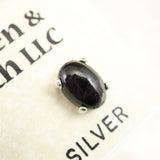 H&E社 ヌーマイト ニューマイト 7mmオーバル ピアス 証明書付 1.0g (ID:30765)