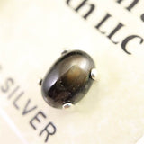 H&E社 ヌーマイト ニューマイト 7mmオーバル ピアス 証明書付 1.0g (ID:30765)