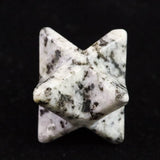 京都府産　鞍馬石 25mmマカバスター 証明書付 7.3g　 (ID:30850)