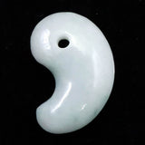 糸魚川翡翠  ヒスイ 小滝産 薄緑 22mm勾玉 ディレクトリカード付 4.36g (ID:31279)